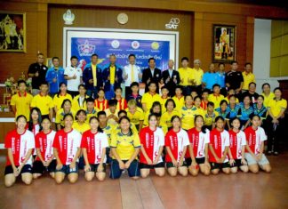 จังหวัดเชียงใหม่ทำพิธีส่งตัวนักกีฬา สู้ศึก กีฬาเยาวชนแห่งชาติ “บุรีรัมย์เกมส์