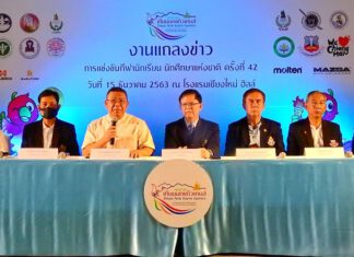 เชียงใหม่ยืนยันพร้อมเป็นเจ้าภาพกีฬานักเรียนนักศึกษา แห่งชาติครั้งที่ 42  กุมภาพันธ์ปีหน้า